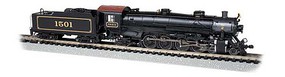Bachmann 4-8-2 Light Mountain Frisco #1501 DCC N Scale Model Train Steam Locomotive #53456