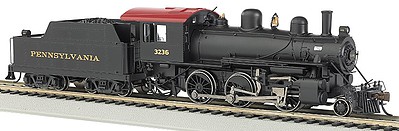 Bachmann Alco 2-6-0 w/Bluetooth E-Z App Pennsylvania #3236 HO Scale Model Train Steam Locomotive #57802