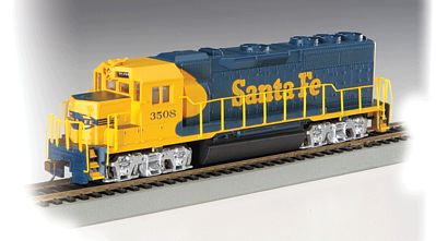 Bachmann GP40 Santa Fe #3508 HO Scale Model Train Diesel Locomotive #60304