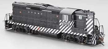 Bachmann EMD GP9 Santa Fe #2937 HO Scale Model Train Steam Locomotive #62809