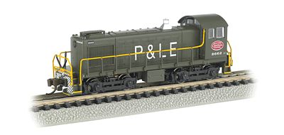 Bachmann S4 DCC NYC System P&LE #8662 N Scale Model Train Diesel Locomotive #63153
