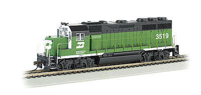 Bachmann EMD GP40 Burlington Northern #3519 HO Scale Model Train Diesel ...