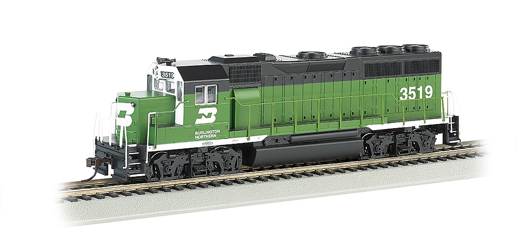 Bachmann EMD GP40 Burlington Northern #3519 HO Scale Model Train