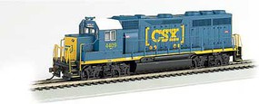 Bachmann EMD GP40 CSX 4409 (Dark Future, blue, yellow) N Scale Model Train Diesel Locomotive #63530
