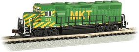 Bachmann GP40 MKT #231 (green, yellow) DCC Ready N Scale Model Train Diesel Locomotive #63570