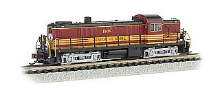 Bachmann RS3 Boston & Maine #1505 with DCC N Scale Model Train Diesel Locomotive #64257