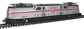 Bachmann GG-1 Pennsylvania Silver with Red W/dcc HO Scale Model Train Electric Locomotive #65204