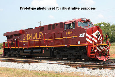 Bachmann GE ES44AC Heritage Edition Lehigh Valley HO Scale Model Train Diesel Locomotive #65403