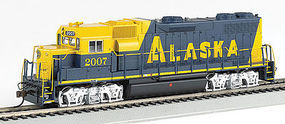 Bachmann GP38-2 DCC with Sound Alaska RR #2007 HO Scale Model Train Diesel Locomotive #66804