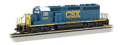 Bachmann EMD SD40 without Sound CSX #8840 HO Scale Model Train Diesel Locomotive #67024
