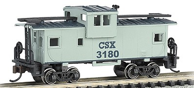 Bachmann 36 Wide-Vision Caboose CSX #3180 N Scale Model Train Freight Car #70755