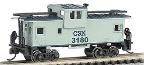 Bachmann 36' Wide-Vision Caboose CSX #3180 N Scale Model Train Freight Car #70755