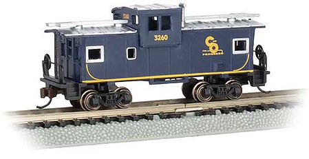 Bachmann 36 Wide-Vision Caboose Chesapeake & Ohio #3260 N Scale Model Train Freight Car #70762