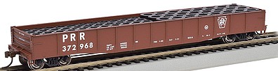 Bachmann 506 Gondola with Tire Load PRR HO Scale Model Train Freight Car #71912