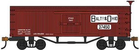 Bachmann 34' Wood Old-Time Boxcar Baltimore & Ohio HO Scale Model Train Freight Car #72309
