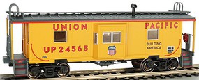 Bachmann Bay Window Caboose with Roof Walk Union Pacific HO Scale Model Train Freight Car #73205