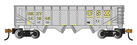 Bachmann 40 Quad Hopper CSX #141946 N Scale Model Train Freight Car #73351