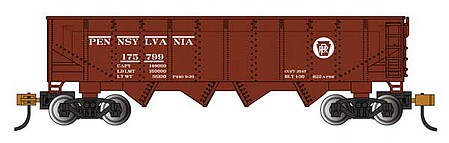 Bachmann 40 Quad Hopper Pennsylvania RR #175799 N Scale Model Train Freight Car #73352