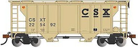 Bachmann PS-2 Two Bay Covered Hopper CSX #225492 HO Scale Model Train Freight Car #73507