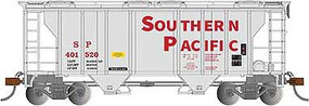 Bachmann PS-2 Two Bay Covered Hopper Southern Pacific #401520 HO Scale Model Train Freight Car #73509