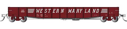 Bachmann ACF 506 Drop-End Gondola Western Maryland HO Scale Model Train Freight Car #74804