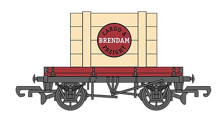 Bachmann HO Thomas & Friends Plank Wagon w/Brendam Cargo & Freight Crate