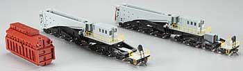Bachmann Spectrum 380-Ton Schnabel Car Gray/Black HO Scale Model Train Freight Car #80502