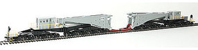 Bachmann Schnabel Car w/Retort/Cylinder Load Gray/Black HO Scale Model Train Freight Car #80512