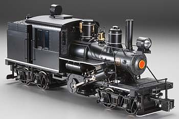 Bachmann 2-Truck Climax Painted, Unlettered G Scale Model Train Steam Locomotive #85097