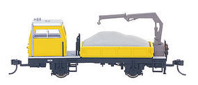 Bachmann Spectrum Ballast Vehichle w/Crane HO Scale Model Train Freight Car #87902