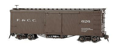 Bachmann Double-Sheathed Wood Boxcar w/Murphy Roof Florence & Crip Spectrum(R) G Scale #88697