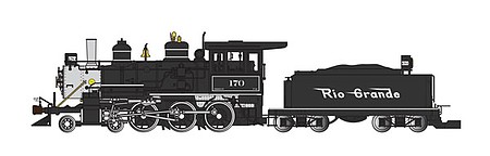 Bachmann 4-6-0 D&RGW Flying Grande DCC Ready G Scale Model Train Steam Locomotive #91801