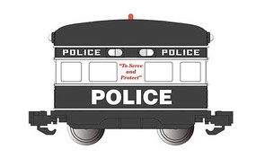 Bachmann Eggliner Standard DC Police (black, white) G-Scale
