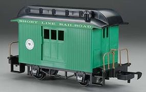 Bachmann Wood Baggage Car Li'l Big Haulers Short Line Railroad G Scale Model Train Passenger Car #97092