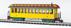 Bachmann Jackson Sharp w/Metal Wheels Coach Grizzly Flats G Scale Model Train Passenger Car #97205