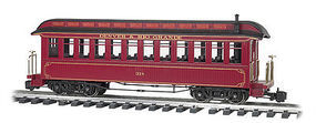 Bachmann Jackson Sharp w/Metal Wheels Coach D&RG G Scale Model Train Passenger Car #97206