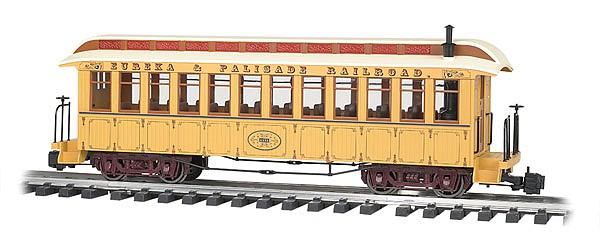 Bachmann 97205 Grizzly Flats Coach With Full Interior Metal Wheels NEW Lighted 