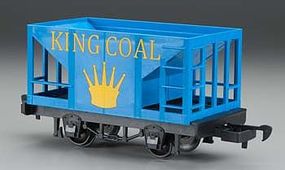 Bachmann Li'l Big Haulers Hopper Car King Coal G Scale Model Train Freight Car #98091