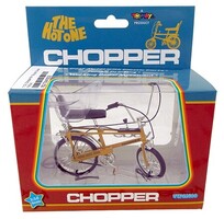 Bachmann CHOP MK1 BIKE YELLOW Plastic Model Bike Kit 1/12 Scale #tw41600b
