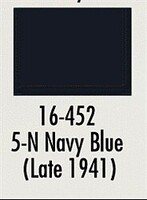 Badger Modelflex Marine Color 1oz 5-N Navy Blue Late 1941 Hobby and Model Acrylic Paint #16452