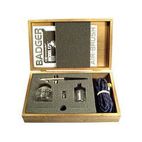 Badger Model 175 Crescendo with Wooden Case Airbrush and Airbrush Set #1759