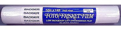 Badger Gloss Foto/Frisket Film 12x 15 Roll Painting Mask Tape #610