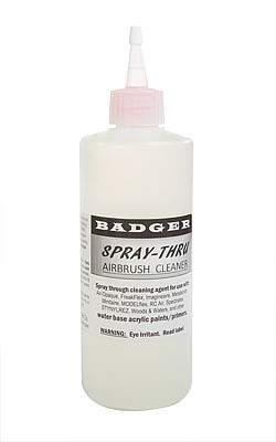 Badger Spray-Thru Airbrush Cleaner (16oz) Airbrush Supply #stc016