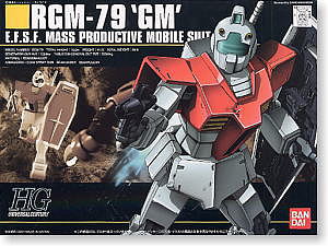 Bandai HG Gundam - RGM-79 GM Snap Together Plastic Model Figure Kit 1/144 Scale #101787