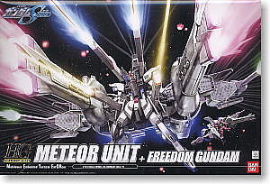 Bandai HG Gundam - Meteor Unit + Freedom Gundam Snap Together Plastic Model Figure Kit #125301