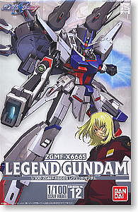 Bandai MG Gundam - ZGMF-X666S Legend Gundam Snap Together Plastic Model Figure Kit 1/100 #143423