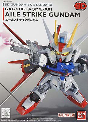 Bandai SD EX-Standard Aile Strike Gundam Snap Together Plastic Model Figure #196728