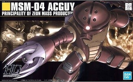 Bandai HG Gundam - MSM-04 Acguy Snap Together Plastic Model Figure Kit 1/144 Scale #2001329