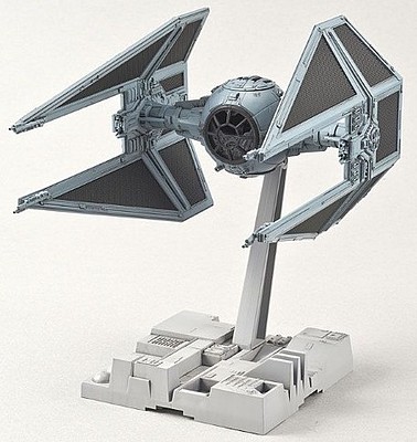 Bandai Tie Interceptor Star Wars Snap Tite Plastic Model Figure 1/72 Scale #208099