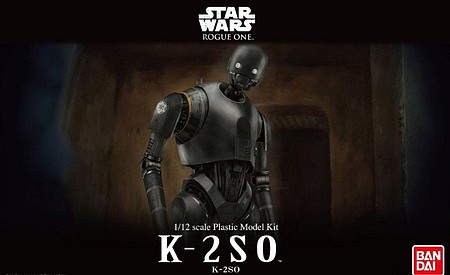 Bandai Star Wars Rogue One - K-2So (Snap) Plastic Model Figure Kit 1/12 Scale #209433